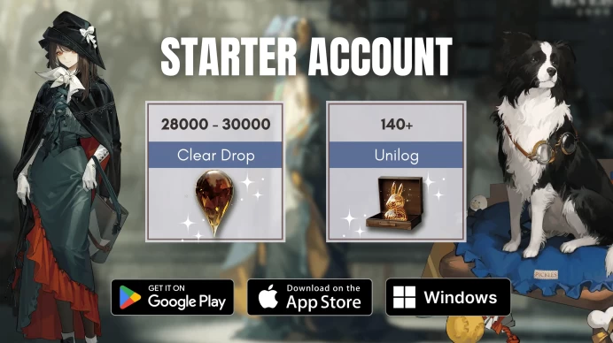 Global Starter Gacha ◈ 28000-30000 Clear Drop ◈ 140+ Unilog ◈ Semmelweis ◈ Pickles ◈ Authentic ◈ Instant Delivery