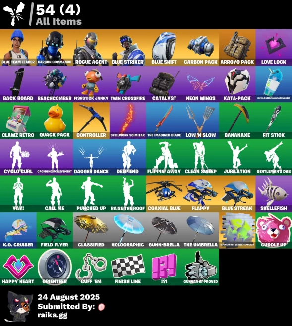 [PC/PSN/XBOX] 4 skins | Blue Team Leader | Carbon Commando | Rogue Agent | Blue Striker | Blue Shift | Carbon Pack | Controller | Coaxial Blue