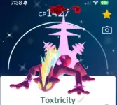 Trade || Shiny Gigantamax TOXTRICITY Amped Form | Stardust required: 20K or 1M | iOS and Android