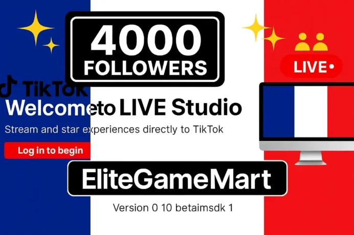 France | Account | TikTok 3995 Followers | Live Studio + live Phone | Full Mail Access