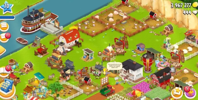 H23◆4M COINS◆BARN STORAGE: 3000◆SILO STORAGE: 1000◆444 DIAMOND◆FARM LEVEL 70◆ALL TOOLS AVAILABLE