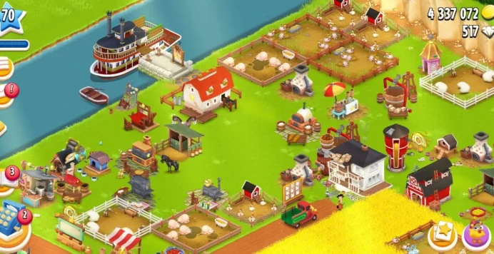 H25◆4.3M COINS◆400+ BOLT, PLANK, DUCT TAPE◆FARM LEVEL 70◆BARN STORAGE: 3000◆SILO STORAGE: 1000◆517 DIAMOND◆INSTANT DELIVERY