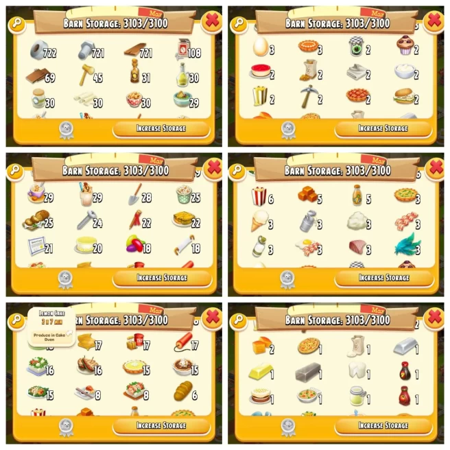 H27◆RARE FARM LVL 70◆BARN STORAGE: 3100◆SILO STORAGE: 1100◆4.1M COINS◆417 DIAMOND◆ALL LAND UNLOCK◆INSTANT DELIVERY