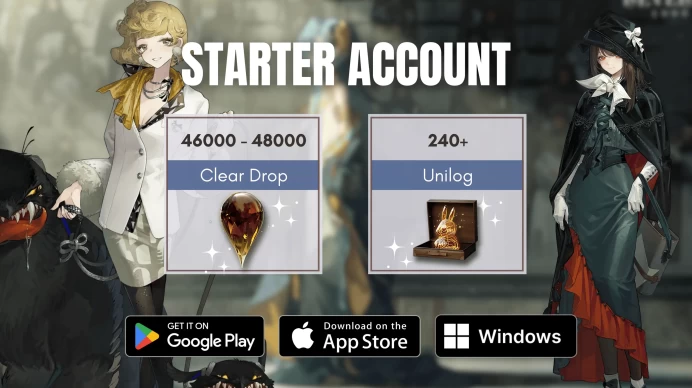 Global Starter Gacha ◈ 46000-48000 Clear Drop ◈ 240+ Unilog ◈ 6 Stars - 2SSR ◈ Authentic ◈ Instant Delivery