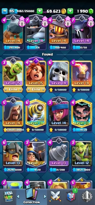 Level 45. Elite: 3 max card: 10. Evo 5. Free change name. Safe and cheap