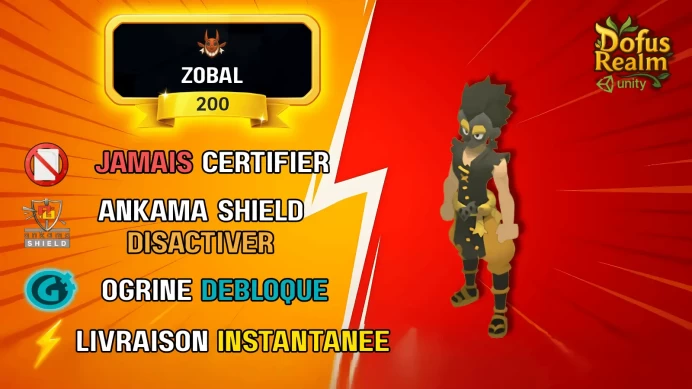 Zobal Niveau 200 Brial • Jamais Certifié • Ultra Sécurisé