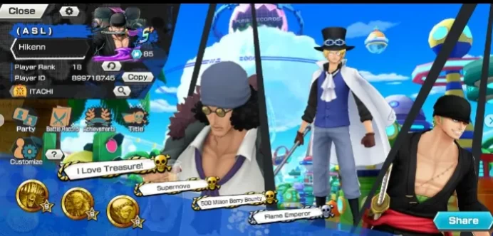 3 EX 1 Max Sabo, Kuzan, Zoro Solo Hard Fresh