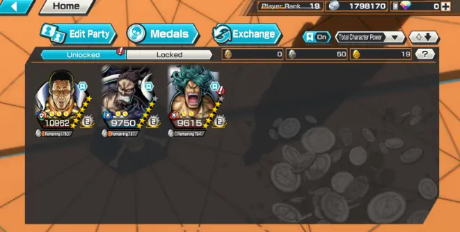 BR973 2 EX META 1 MAX ARAMAKI MAX KAIDO GOOD MEDAL SUPPORT 106 MANY MEDAL MATERIAL