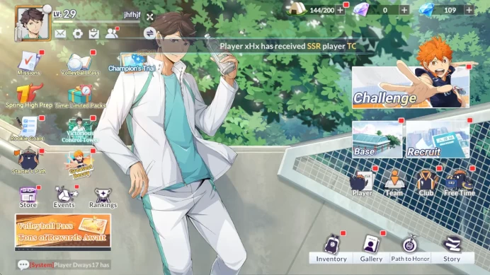 [SEA] Lv29| Starter Build Aoba Johsai (Oikawa+Memo,Iwaizumi,Kentaro), Tendo,Goshiki,Kenma,Kei,etc|Log Google| Check SS (HFH736)