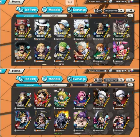 3 EX Max Roger, Lucci, Luffy Solo Half Left 3 Extreme Max Green Roger, Lucci, Luffy Gear Five