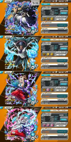 4 EX Max Kaido, Kuzan, Yamato, Yamato= 2 HB - Solo Half Left