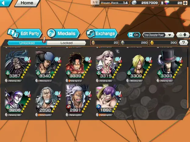 Global 6 EX  Nika Luffy Shanks Roger Whitebeard Big Mom Blackbeard  iOS/Android