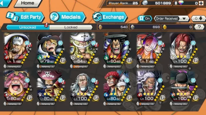 Global.9EX Sabo/Newgate/Oden/Shanks/olin/roger/kid law/Zoro. Many BF