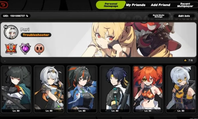 GOD Account - EU - Level 52 - +10 5Stars (Characters&Weapons) - +6 5Star Bang Boo's - More Cons M6 - +320 Gems - More Peties+ - [ALL INFO in 