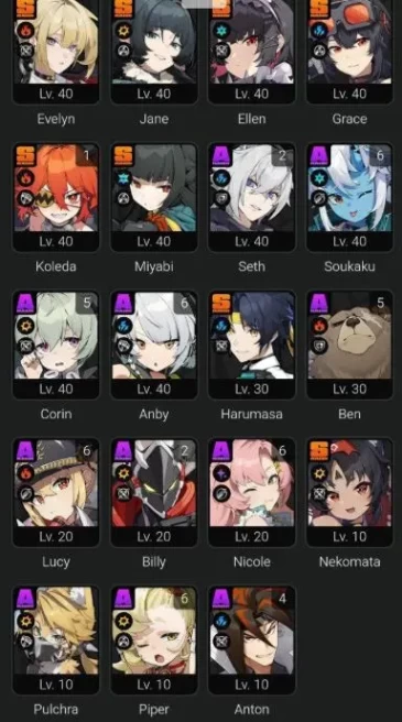 Top Account - EU - Level 45 - +11 5Stars (Characters&Weapons) - MORE 5Star Bang Boo's - More Cons M6 - More Peties+ - [ALL INFO in Description]