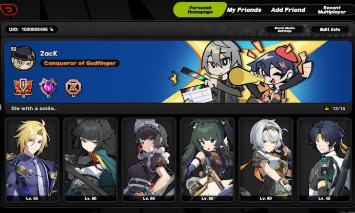 GOD Account - EU - Level 52 - +13 5Stars Characters&Weapons - +6 5Star Bang Boo's - More Cons M6 - More Peties+ - [ALL INFO in Description]