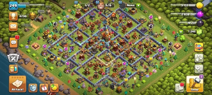 Th16 - Level249 - Def Hero Max - Bilder Max - Equipment Max - Code374