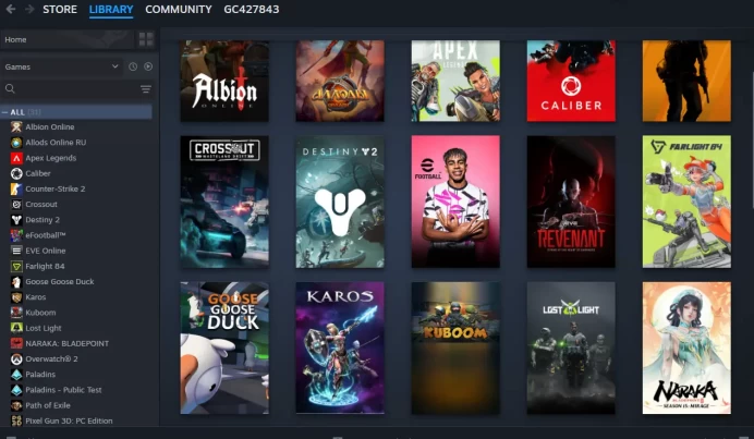 {Dota 2} 150+ HOURS in 30 Games | Caliber + Goose Goose Duck + Pooppy Playtime + FACEIT 4 LVL + CS2 + Full access | Automatic Delivery