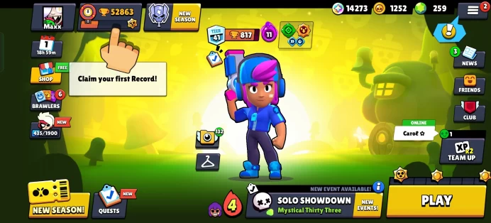 [Code 7304] Level 264 / 52k Trophy + Shelly Star + Bellhop Mike / Rare Skins