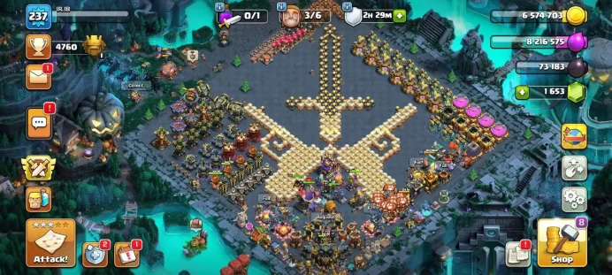 Th17 - Level237 - Equipment Full Max - Bilder Max - Beutiful Skin Map - Gems1600 - Code351