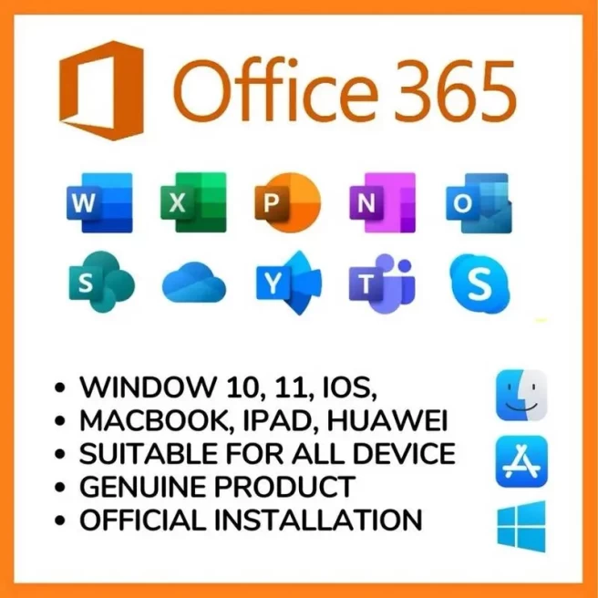buy account microsoft Office 365 cloud 100GB Plus 5 devices Win/Mac/iOS.