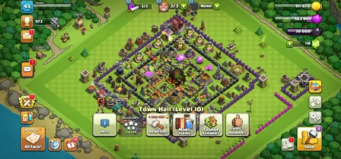Clash of Clans Account for Sale – TH10  Level 43