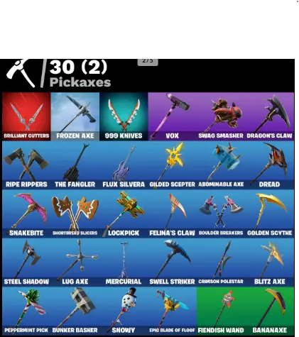 PC/XBOX/PSN 16 Skins  | Dark Bomber | Peely |Ember |Vega | Rox |Bunker Jonesy |Ruin |Sentinel |Hybrid |Blackheart |Slayer Juice WRLD | Felina 