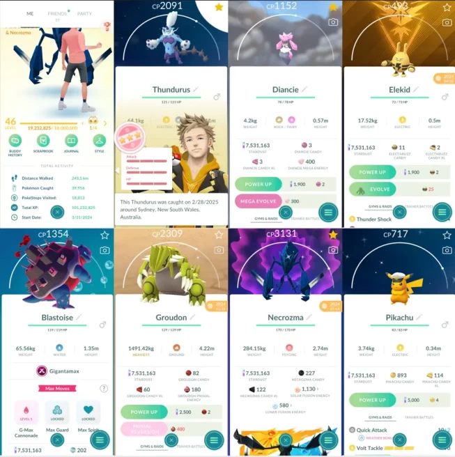 1750 LV46 Cosmog GMax Snorlax100 Shiny: Mega Absol, Mega Sableye, necrozma, groudon, tapu koko, registeel, regirock, lugia
