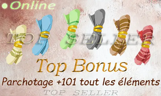 Boune : Pack parchotage +101 Tout les elements + Top Bonus - Delivery time ==> 1 minute