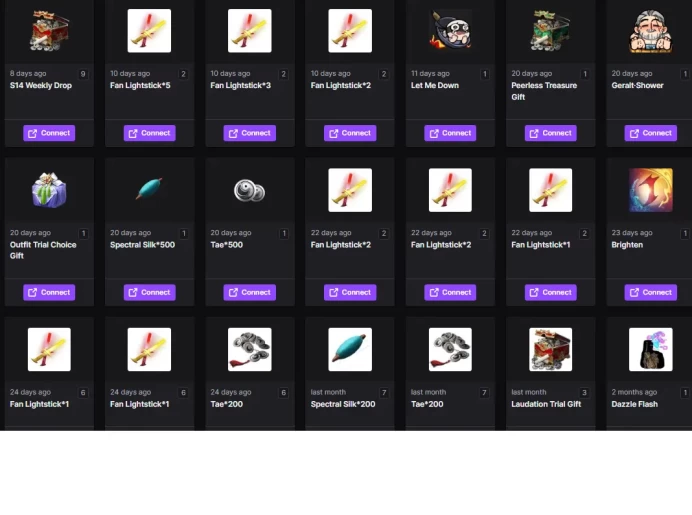◆[TWITCH DROPS] • 70 ITEMS | UNIQUE HEROES | CHESTS | RESOURCES (Tae, Silk) + OTHER • ◆ All Servers (NA,EU,AS,LATAM,CN,SEA)