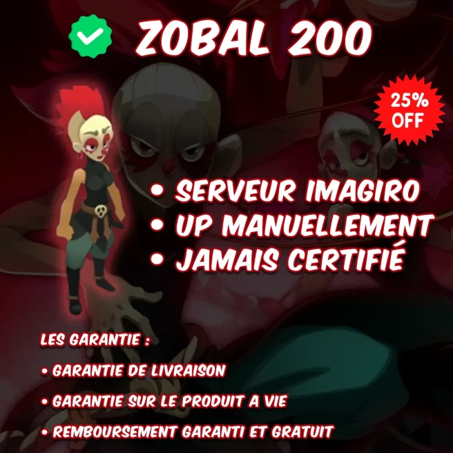 [Imagiro] Zobal 200 ,jamais certifié ,livré instantanément