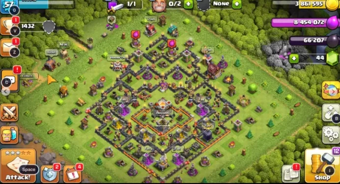 TH 11 | LVL 57 | BK 33 | AQ 31 | GW 5 | MP 23 | 56 GEMS | 1432 TROPHIES | #NCOC126