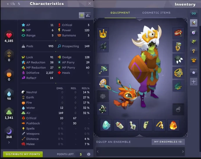 (SALAR) Feca 200 OPTI – 5M Kamas, 6 Dofus Exo & Skins Offres !