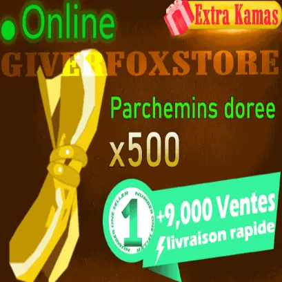 Boune>[ Kit Parchotage +101 all elemtents + x500 Parchemins Doree ] +BONUS -livraison 5 minutes