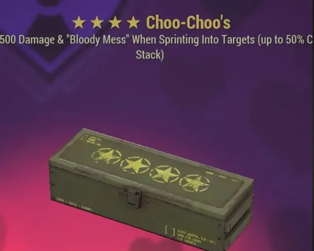 Choo-Choo's [Legendary 4 Star Mod Box]