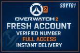 OVERWATCH 2 FRESH ACCOUNT | Phone Verified | 0h Played | Full Access | INSTANT DELIVERY