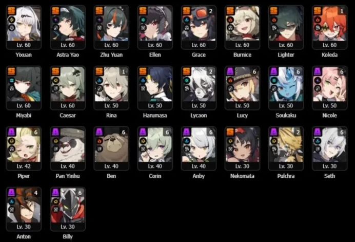 ULTRA MAX ACCOUNT - EU - Level 57 - +25 5Stars (Characters&Weapons) - +More 5Stars Bang Boo's - More Cons M6 - +110 Gems - More Peties+ - [ALL 