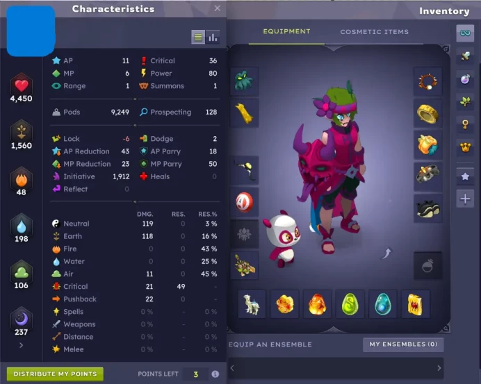 (Brial )Eliotrope Level 200 – 5M Kamas, 6 Dofus Exo & Skins Offers !
