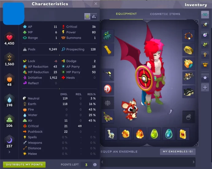 (Brial )Eniripsa Level 200 – 5M Kamas, 6 Dofus Exo & Skins Offers !
