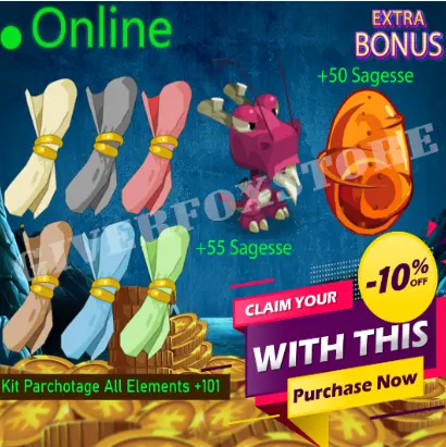 Boune>[Kit Parchotage+101 tout les Elements ]+[Dragoune Rose +55 Sagesse]+[Dofus Cawotte+50 Sagesse]+[Dofus Kaliptus+30 Sagesse]+BONUS 