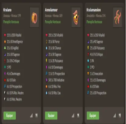 Boune > Dofus turquoise + 17 cc + pano Ventouse tres Bon jet  