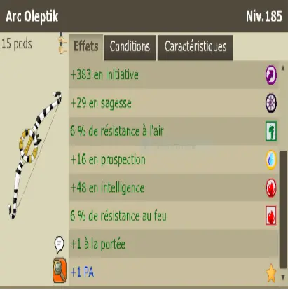 Boune>[ Arc Oleptik Exo pa Bon jet Pour personnage feu Air ]