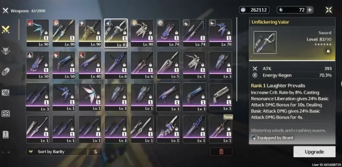 Top ACCOUNT - EU - Union 63 - +8 5Star Characters - +4 5Star Weapons - +3 CONS R6 - Old account Botton Map 30% - More Peties - [ALL INFO in 