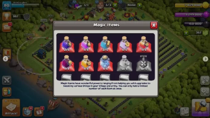 【TH 12 】80 Level |BK 29 |AQ 34 |GW 14 |MP 20 Builder3 | 997 Trophies | 362 Gems | Instant Delivery | Cheap| Free Name Change