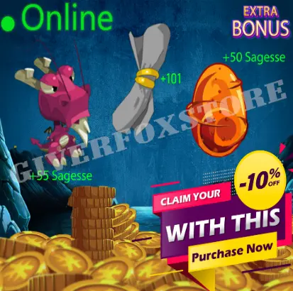 Boune>[ Kit Parchotage +101 Sagesse ] + [ Dragoune rose +55 Sagesse ] + [ Dofus Cawotte +50 Sagesse ] +BONUS (Best Buy)