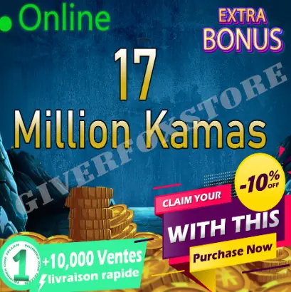 Boune>[ 17.000.000 Kamas ] + TOP BONUS - Livraison 5 minutes
