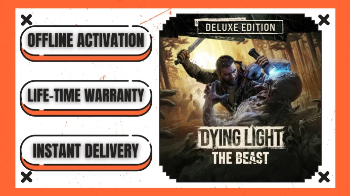 Dying Light: The Beast Deluxe Edition (+1 Free Game Gift) | Steam Offline Activation | Instant Delivery | Life Time Access 