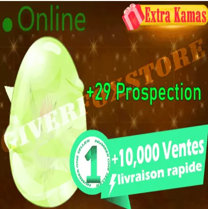  Boune>[ Dofus Kaliptus +29 Prospection ] +BONUS - Livraison 5 Munites (Best buy)