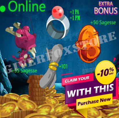 Boune>[ Kit Parchotage +101 Sagesse ] + [ Dragoune rose +55 Sagesse ] + [ Dofus Cawotte +50 Sagesse ] + [ Gelano 1PA 1PM ] +BONUS (Best buy)