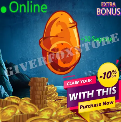 Boune>[ Dofus Cawotte +50 Sagesse ] + Extra Kamas Bonus -Fast Delivery- (Best buy)